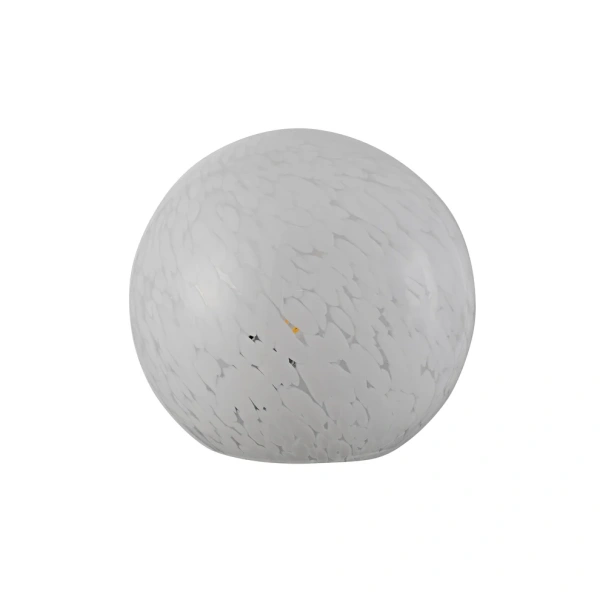 Table Lamp Lyra Glass Ball E27 WHT