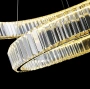 Pendant lamp Crystal Ring 3 GL CCT LED remote