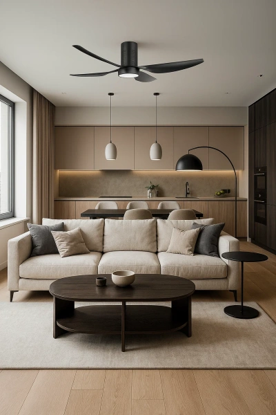 Ceiling fan Lumeah DC LED Wi-Fi BL52