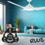Ceiling Fan Raven RWS 46 High Airflow WIFI WHT