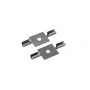 Aluminium Profile HV9693-2025-BLK 3m
