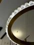 Pendant lamp Capella Alabaster Spanish Marble D80 LED CCT Dim BRS with remote