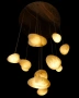 Pendant lamp Miraflores Alabaster Spanish Marble P13 LED 80W CCT Dim BRS