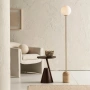 Floor lamp Soren Travertine