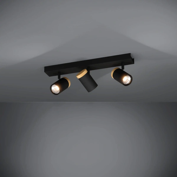 Spotlight CARTAGENA 3X5W 4000K BLK-WOOD