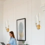 Wall light ARCHER 3 LTS 3x3w LED 3K GLD