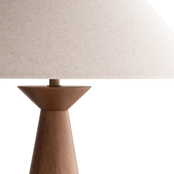 Table lamp Emba E27 Walnut