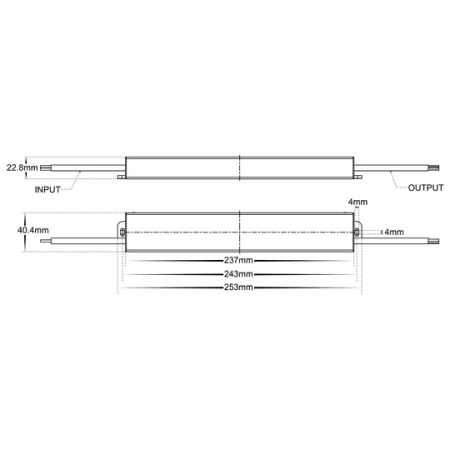 Driver LED HV9658-60WS 24V IP66