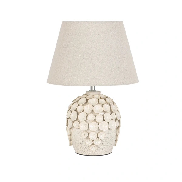 Table lamp Monica Ceramic E27 Ivory