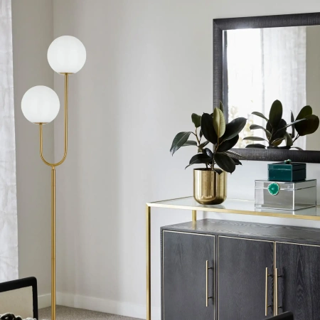 Floor lamp ETERNA E27 H157 GLD