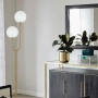 Floor lamp ETERNA E27 H157 GLD