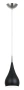Pendant lamp ZARA4A E27 black