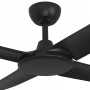 Ceiling Fan Flatjet 3-4-5 blades BLK 56