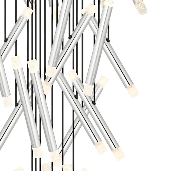 Pendant lamp MILAZO 60x1.5w LED 3000K IP20 NON-DIM CHR