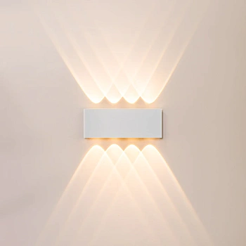 Wall light Maro Up & Down TRICol LED 8W IP54 WHT