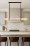 Pendant lamp Ayra Alabaster Spanish Marble LED 40W L120 BL