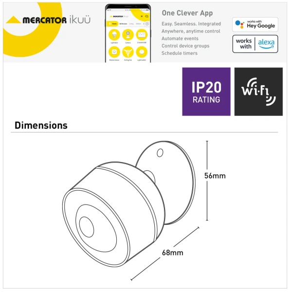 Smart Sensor Ikuü SMA05 Wi-Fi WHT