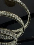 Pendant lamp Crystal Ring 3 BRS 90W Remote Dim