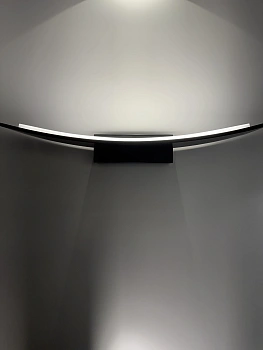 Wall light LARZ 12W LED BLACK