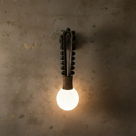 Wall light Rodin Alabaster Marble LED 3K H57 BRZ