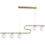 Pendant lamp Clarion G9 L120 BRS