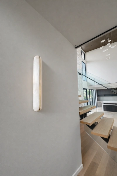 Wall light Lleida Alabaster Spanish Marble LED 12W BRS