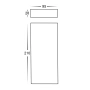 Wall light Essil BLK Up-Down LED HV3649T-BLK IP65