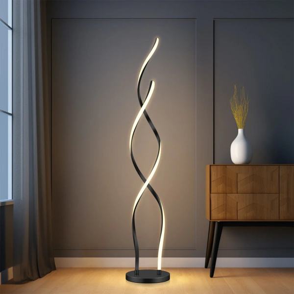 Floor Lamp Acropora LED BLK