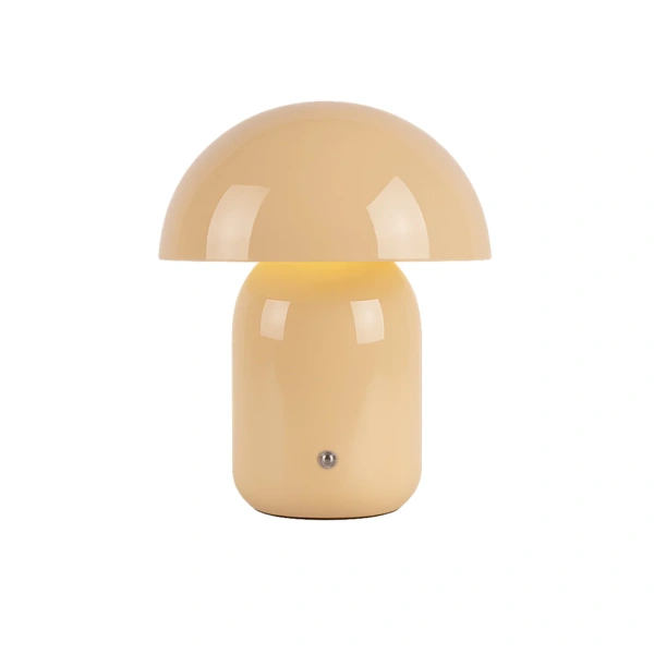 Table Lamp Mushroom LED CCT Dim Rechargeable Taupe