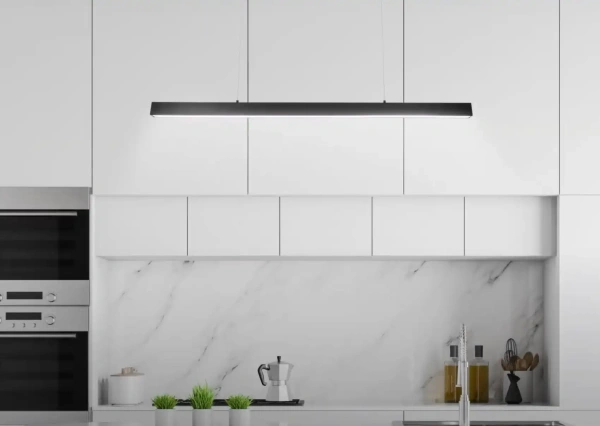 Pendant lamp Amar LED 25W 3CCT Dim with switch L1200 BLK