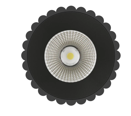 Surface Downlight LC410 Ripple LED 12W 3CCT D90 BLK