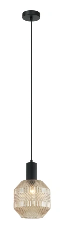 Pendant lamp MARACA3 E27 black