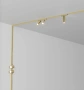 Track spotlight AXIS Double Brass 48V 16W CCT