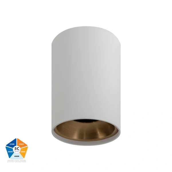 Surface downlight Gold Inner Ring to Suit HV5842 12w