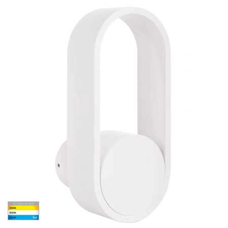 Wall light Ovale HV8080T-WHT LED 7W TRI Colour Dimmable