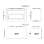 Step light Trin Rectangular 5W 3CCT LED BLK
