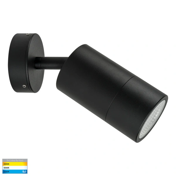 Wall light Maxi Tivah Aluminium BLK 3CCT Single HV1228T IP65