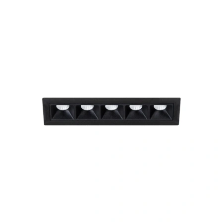 Recessed lense downlight Loom R 5 LED 10W 3CCT BLK