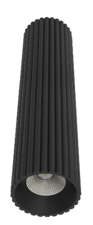 Pendant lamp COB Ripple LED 12W 3CCT D90 BLK