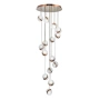 Pendant lamp Saturn 15 LED 90W CCT Dim D59 Rose Gold remote