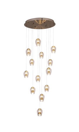 Pendant lamp ROMEO 13 LED 90W AB