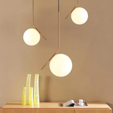 Pendant lamp Bolero P20 E27 BRS