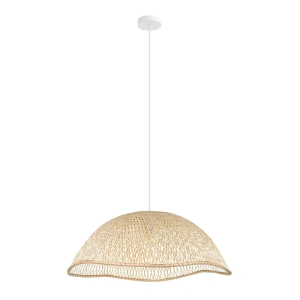 Pendant lamp Sambucona Wide E27 D720 Cane Nat