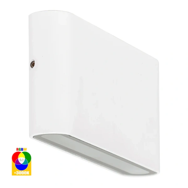 Wall light Lisse Fixed Down RGBW LED 6W 12V IP54 17.5cm WHT