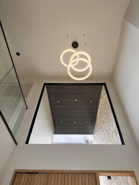 Pendant lamp Aragon 3 Alabaster Spanish Marble LED 56W CCT Remote BL