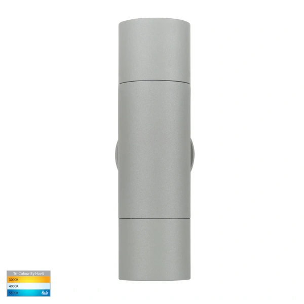 Wall light Tivah Silver 3CCT Up-Down HV1047GU10T IP65