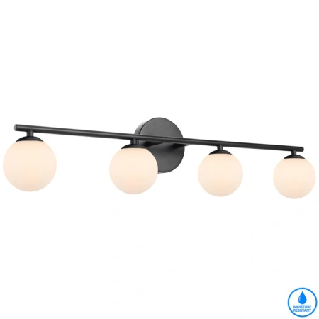 Wall light MORAN G9 L75 IP44 BK