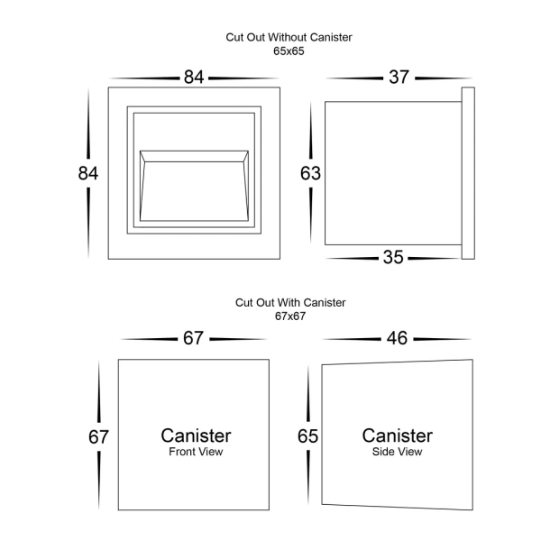 Step light HV3112T-WHT-240V
