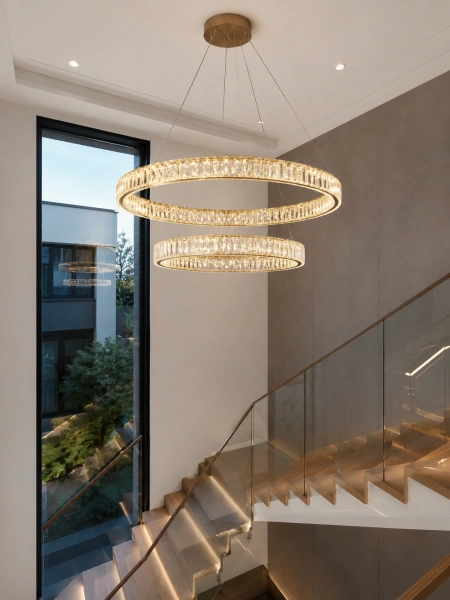 Pendant lamp Crystal Ring 2 Dim GL