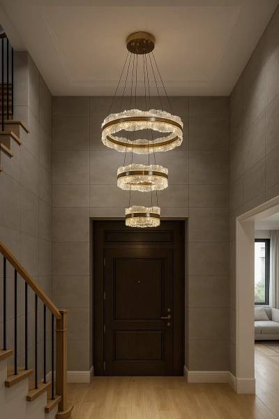 Pendant lamp Raya 3 LED 180W GD